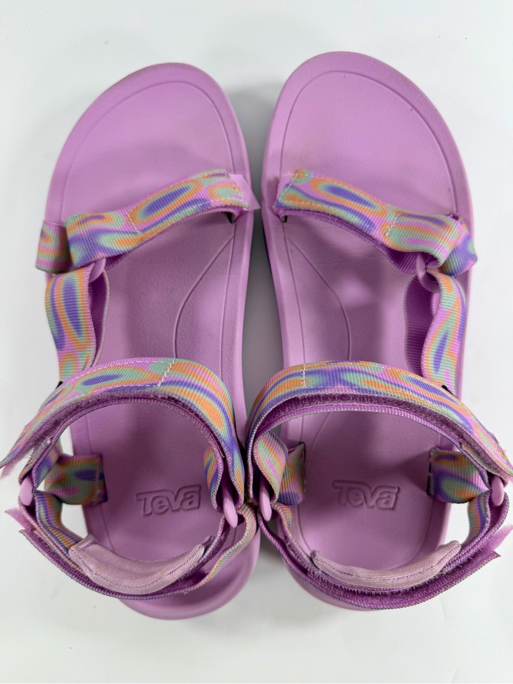 Teva Original Universal Pastel Psychedelic Sport Sandals Men’s 7 EU 40 - Picture 7 of 8